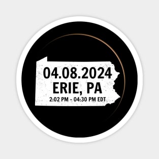 Pennsylvania Eria PA USA Total Solar Eclipse 2024 - Pennsylvania Magnet